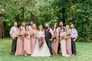 Purple-enchantment-backyard-wedding-Morgan-Lee-Photography-Columbia-Misssouri-Wedding-Phtoographer-Bridal-party-portraits