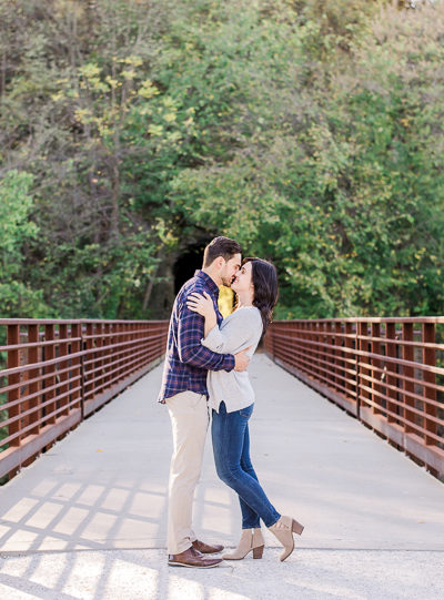 Shannon + Jason | Engagement Session | Downtown Rocheport, Missouri