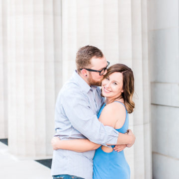 Engagement Session-Photographer-Morgan-Lee-Jefferson-City-Missouri-Down-town-wedding-season