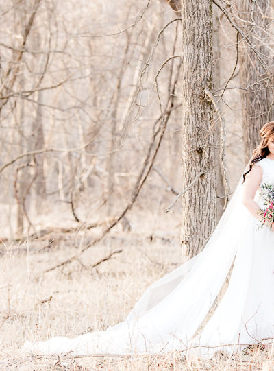 Emily | Woodsy Winter Styled Bridal Shoot | Columbia, Missouri