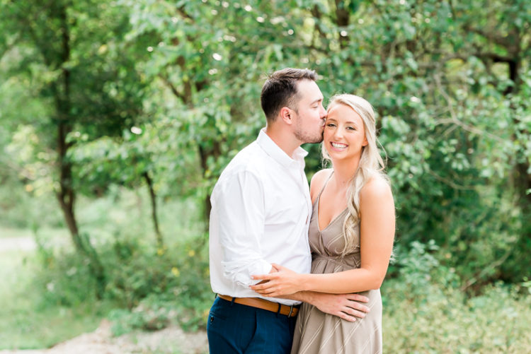 Cassie And Hunter Engagement Session Columbia Missouri Capen Park Downtown Morgan Lee 