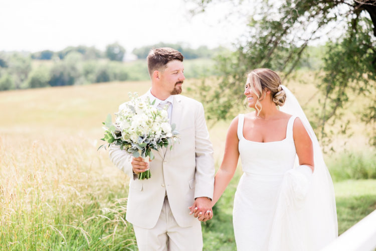 Mr. & Mrs. Johnson | The Daisy Farm | Jefferson City, Missouri Wedding