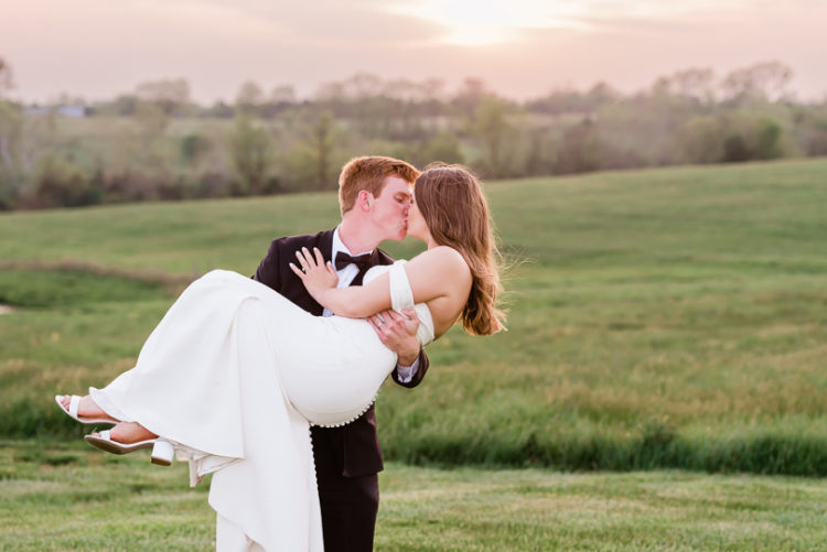 Mr. & Mrs. Heckart | The Daisy Farm | Jefferson City, Missouri Wedding
