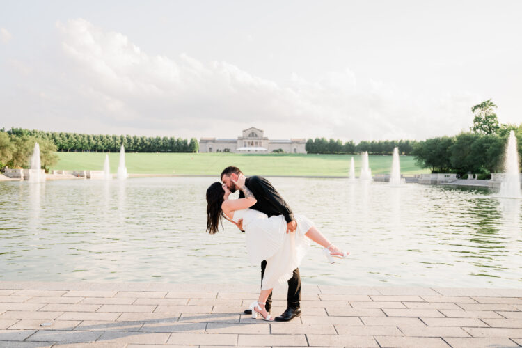 Lyndsie + Cordale | Forest Park, St. Louis Engagement Session