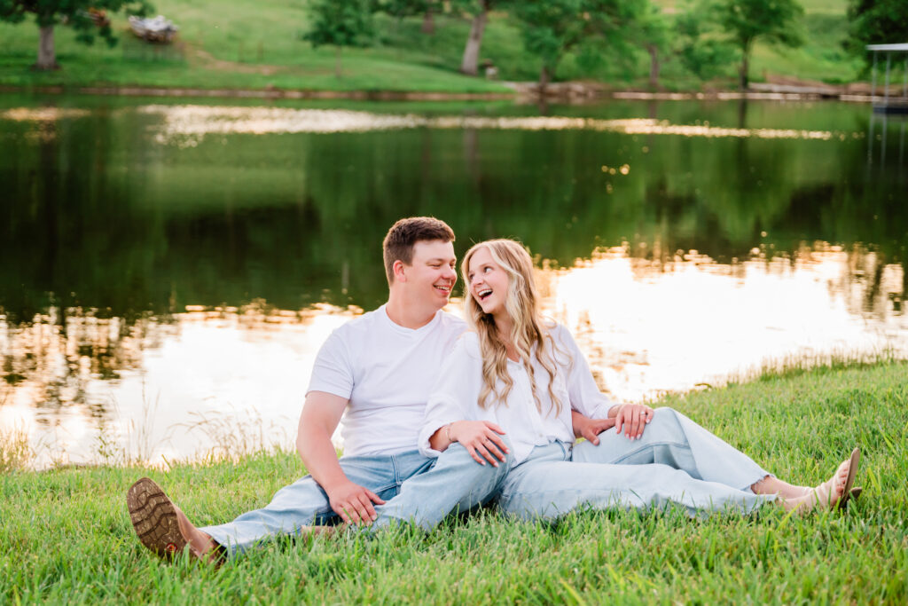 JoDee + Tony | Farm Engagement Session - Morgan Lee Photography