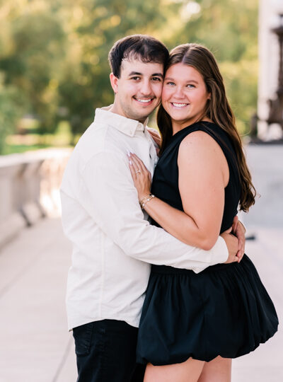 Kenadi + Kaden | Downtown Jefferson City, Missouri Engagement Session