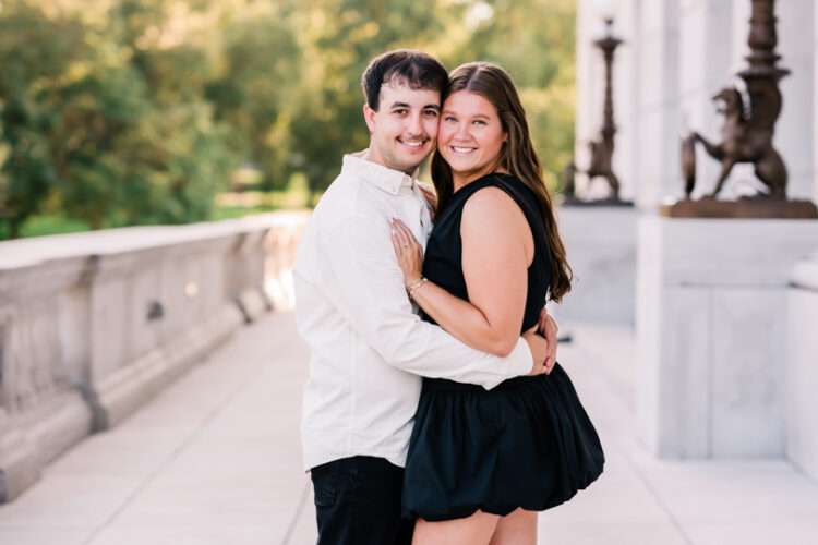 Kenadi + Kaden | Downtown Jefferson City, Missouri Engagement Session