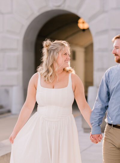 Payton + Tanner | Downtown Jefferson City, Missouri Engagement Session