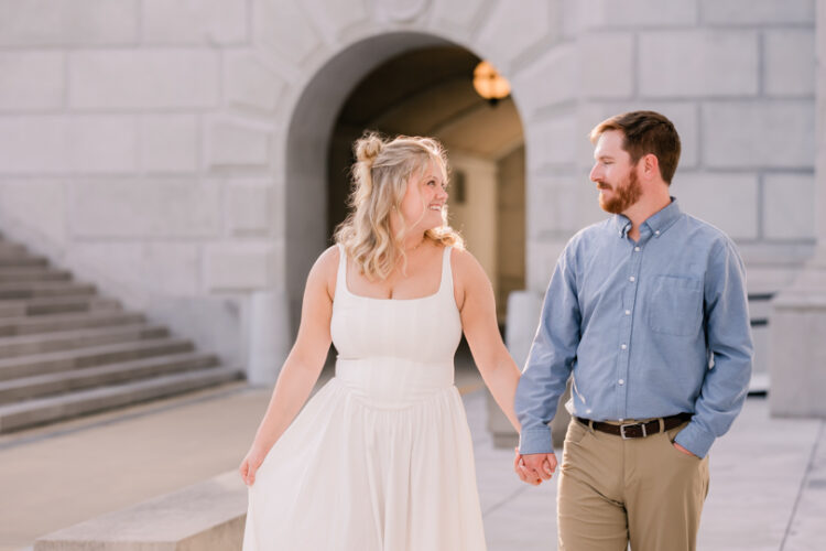 Payton + Tanner | Downtown Jefferson City, Missouri Engagement Session